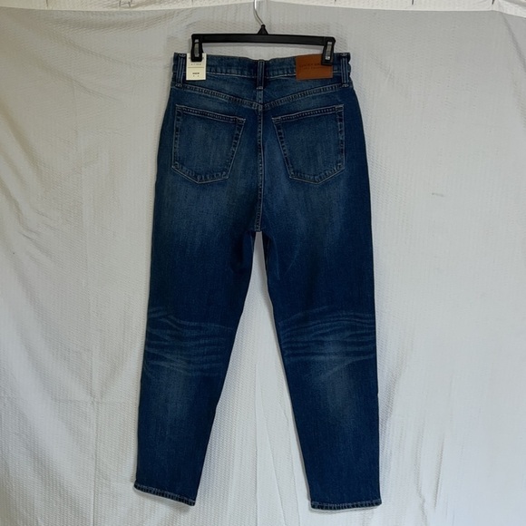 Lucky Brand Drew High Waist Distressed Denim Mom Ankle Jeans - Sz 8 / 29x28, NWT - Picture 5 of 14